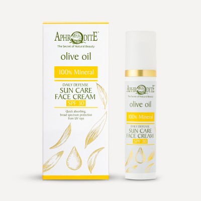 100% Mineral Daily Defense Sun Care Face Cream SPF 30