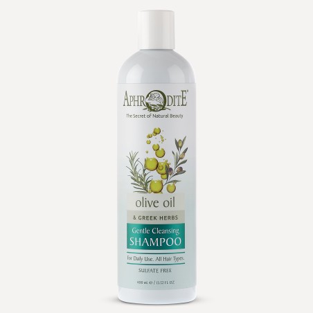 Sanftes Reinigungsshampoo mit Olivenöl & griechischen Kräutern