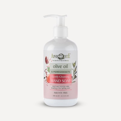 Gentle Cleansing Olive Oil Liquid Soap with Pomegranate