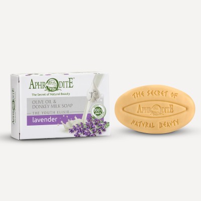 Savon Aphrodite Huile d'Olive & Lait d'Ânesse à la Lavande