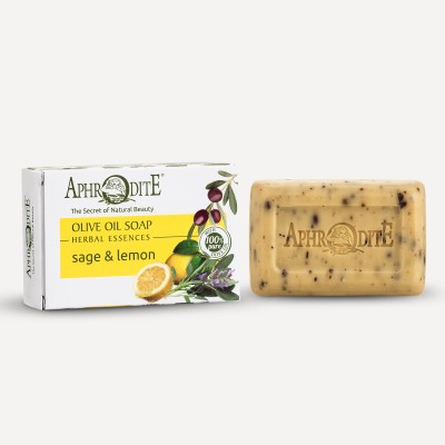 Olivenölseife mit Zitronenöl & Salbeiöl